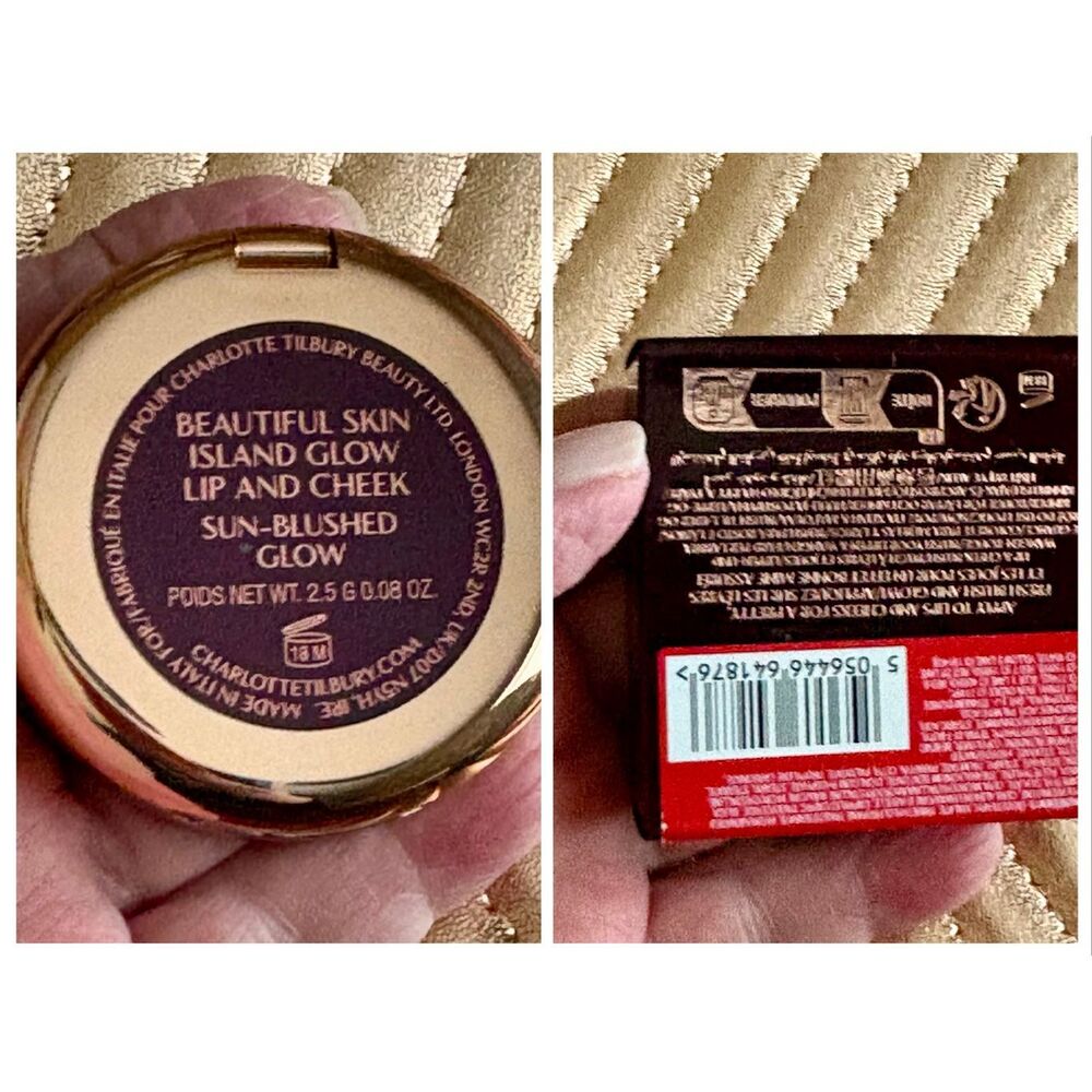 CHARLOTTE TILBURY -Beautiful Skin Island Glow Lip & Cheek Tint/Sun Blushed Glow - Picture 7 of 10